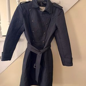 Ribbed Burberry London Military Trench Top Condition